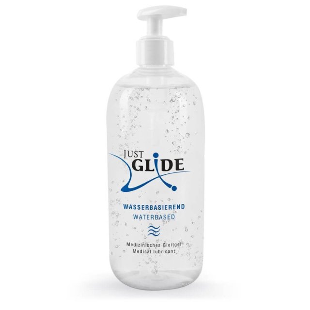 Just Glide Vandbaseret Glidecreme - 500 ml