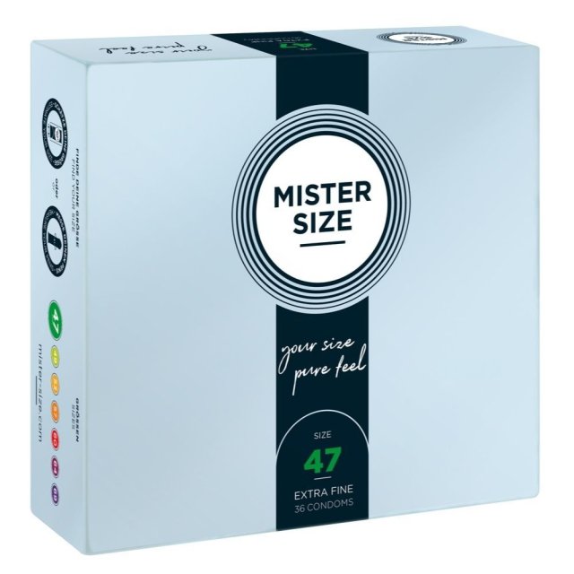 Mister Size 47 mm  -  Kondomer-36stk